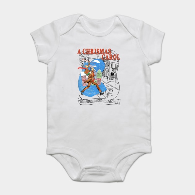 A Classic Christmas Carol Comic Design Baby Bodysuit by Joaddo